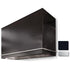 La Cornue 44-inch Loge Series Wall Mount Range Hood CH4454LGEBLKSC