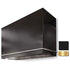 La Cornue 44-inch Loge Series Wall Mount Range Hood CH4454LGEMBLPB