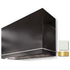 La Cornue 44-inch Loge Series Wall Mount Range Hood CH4454LGEPWHPB