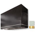 La Cornue 44-inch Loge Series Wall Mount Range Hood CH4454LGETAPPB