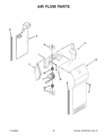 Evaporator fan motor wire harness