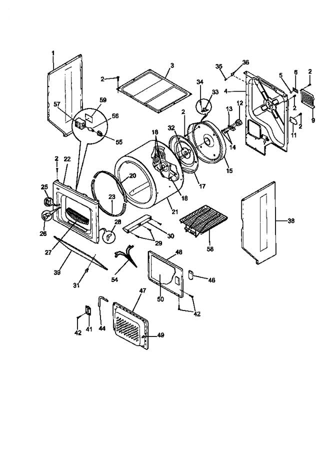 5303937139 Dryer Upper Drum Felt & Glide Kit