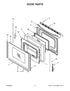 WPW10409945 Range Outer Oven Door Glass, White - XPart Supply