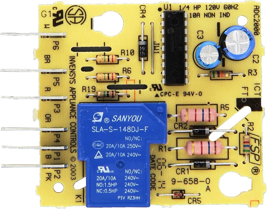 WPW10352689 Refrigerator Defrost Control Board