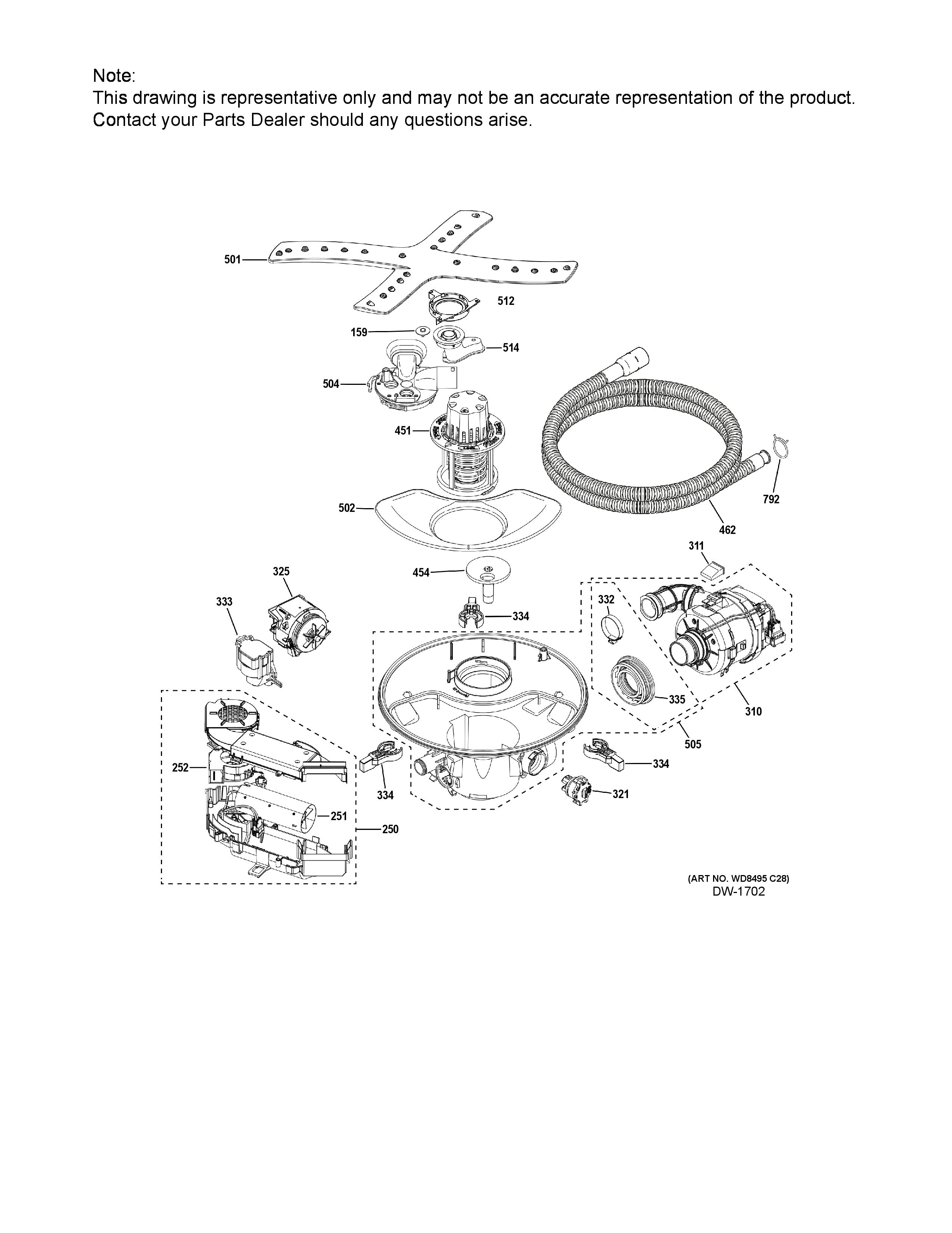 WG04F09791 Dishwasher Turbidity Sensor, Replaces 265D1410G003 - XPart Supply Ltd.