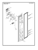 WR01L00083 Refrigerator Freezer Door Upper Shelf, Replaces 225D6634P001