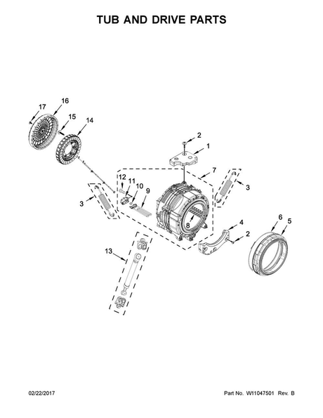 W11432752 Washer Stator - XPart Supply