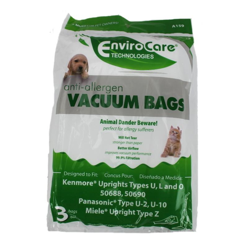 Kenmore Type O, 5068 Vacuum Bags 3PK Part A159 - Appliance Genie