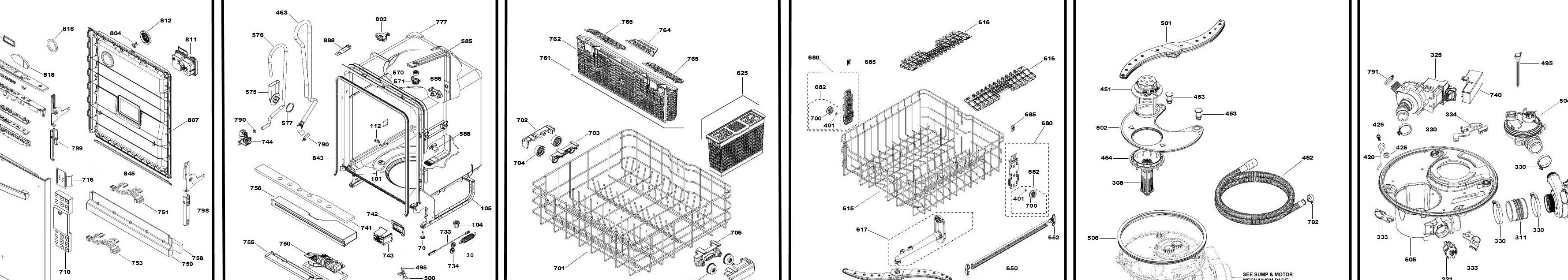 XPart Serviplus exploded diagram | ADT521PGJWS | Callout 462