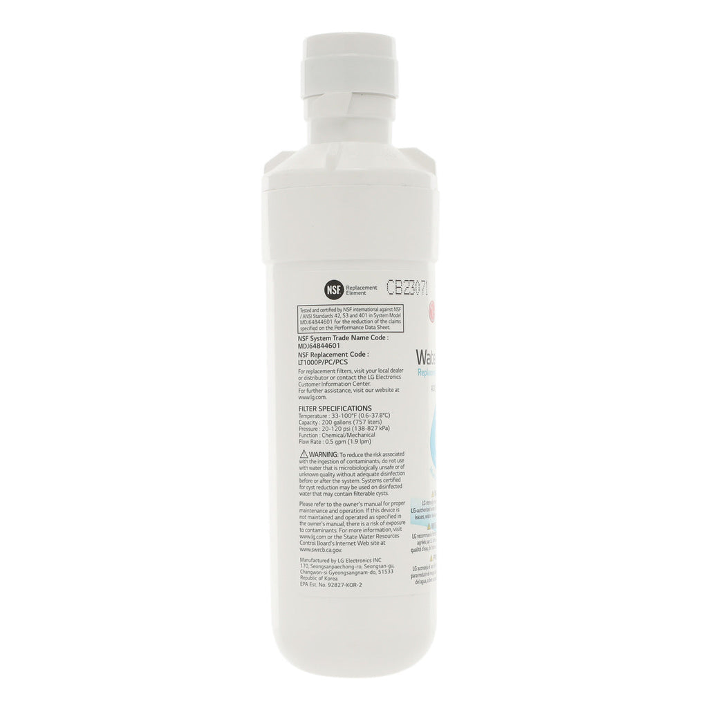 AGF80300704 Refrigerator Water Filter LT1000P - XPart Supply Ltd.
