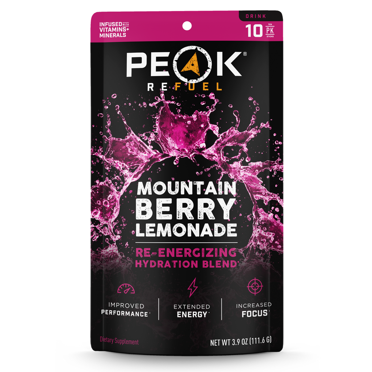 Mountain Berry Lemonade Re-Energizing Drink Sticks - XPart Supply