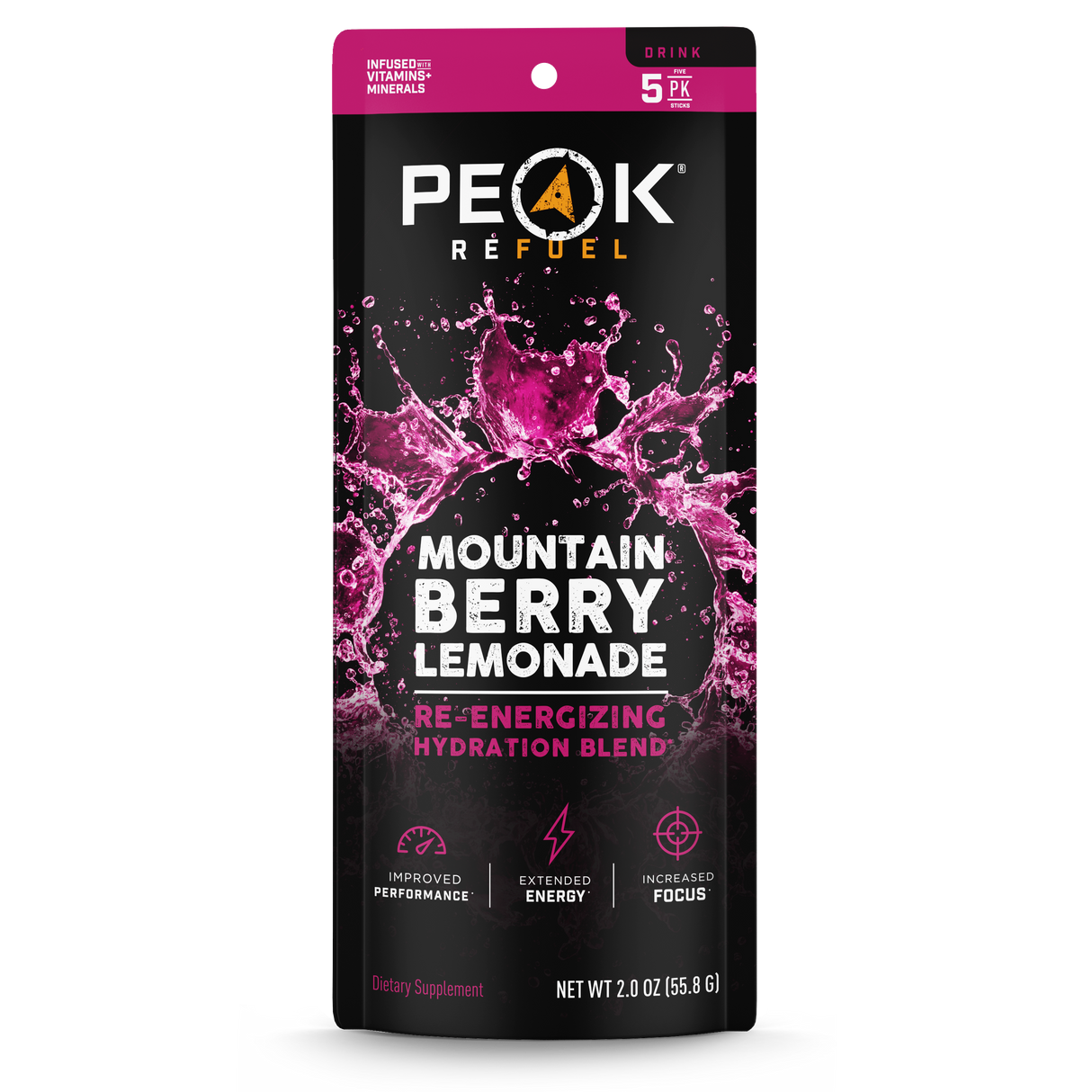 Mountain Berry Lemonade Re-Energizing Drink Sticks - XPart Supply