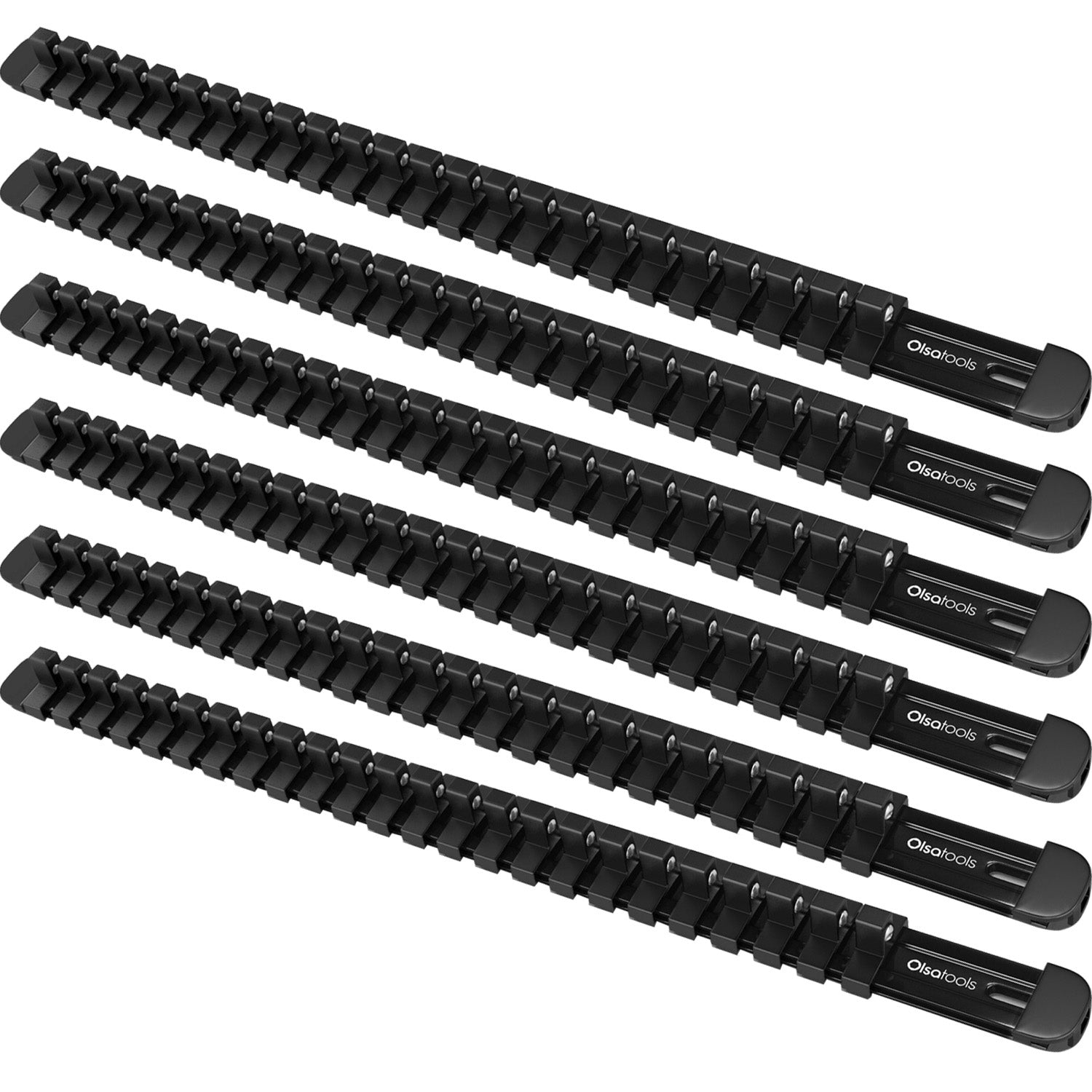 Aluminum Socket Organizer Rails with Locking End Caps