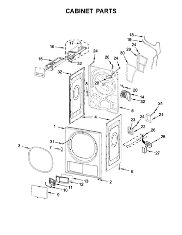 Dryer Access Panel / Side Panel