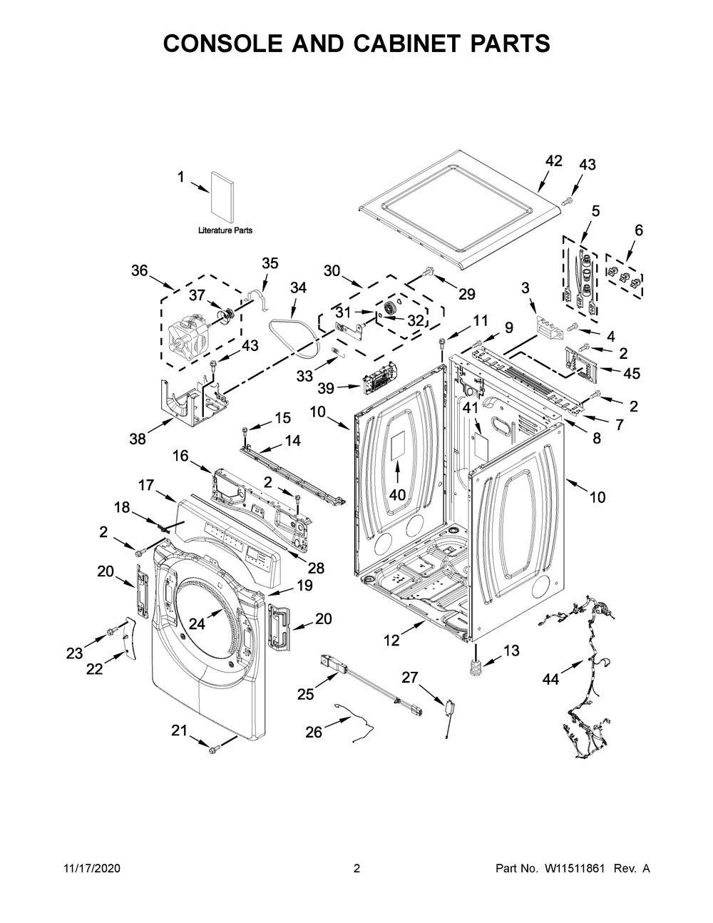 W11512765 Dryer Cntrl Board - XPart Supply