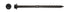17 x 5" Hex Head Black Log Screw (25/Bucket)