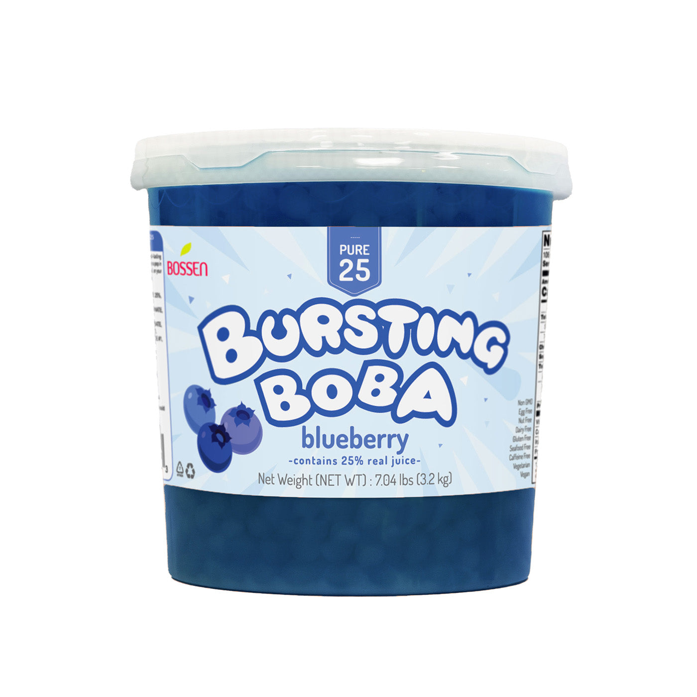 Blueberry Bursting Boba Pure25 - Popping Boba - Bossen - Canada