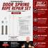Bosch Dishwasher Door Spring & Rope Repair Set 12004118 — Fix Door That Drops or Won't Stay Open