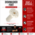 Bosch Dishwasher Leveling Foot 00617585 — Stop Vibration & Restore Stability