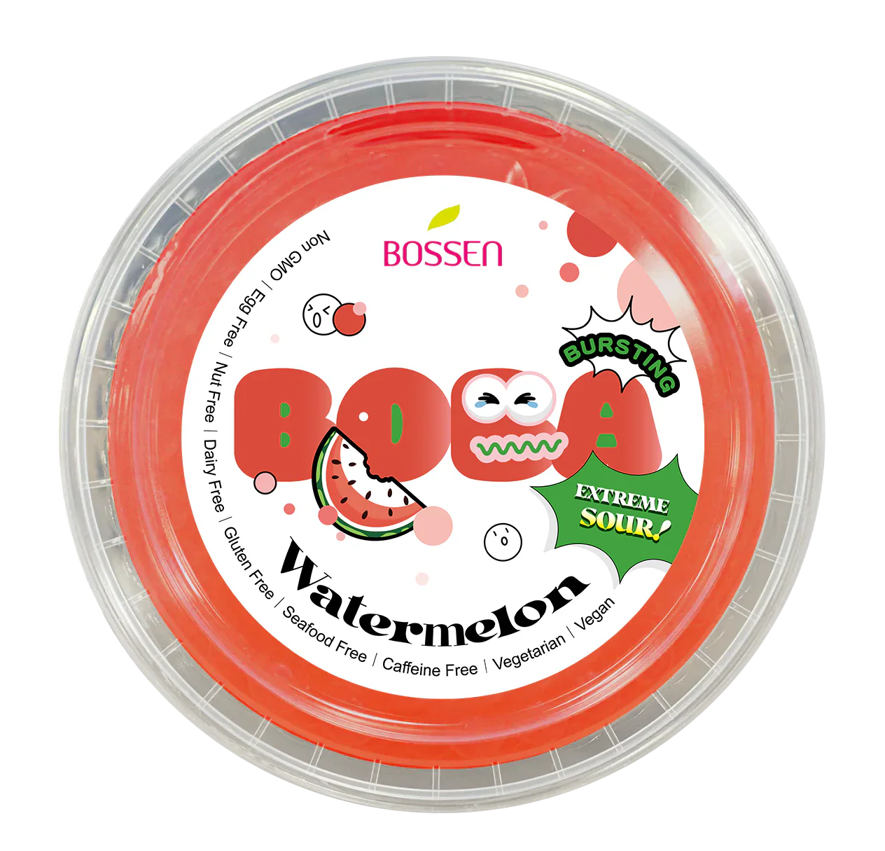 Watermelon Sour Bursting Boba | Sour Popping Boba | Foodservice Canada Distribution
