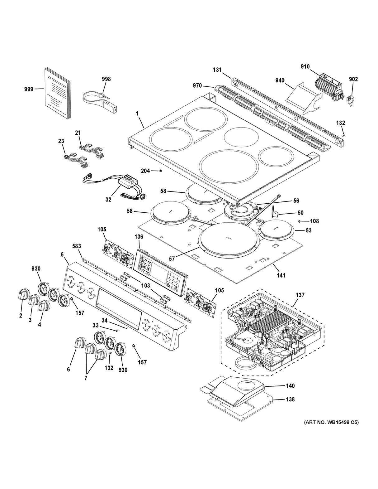 WS01F08813 Range Induction Control & Gasket - XPart Supply