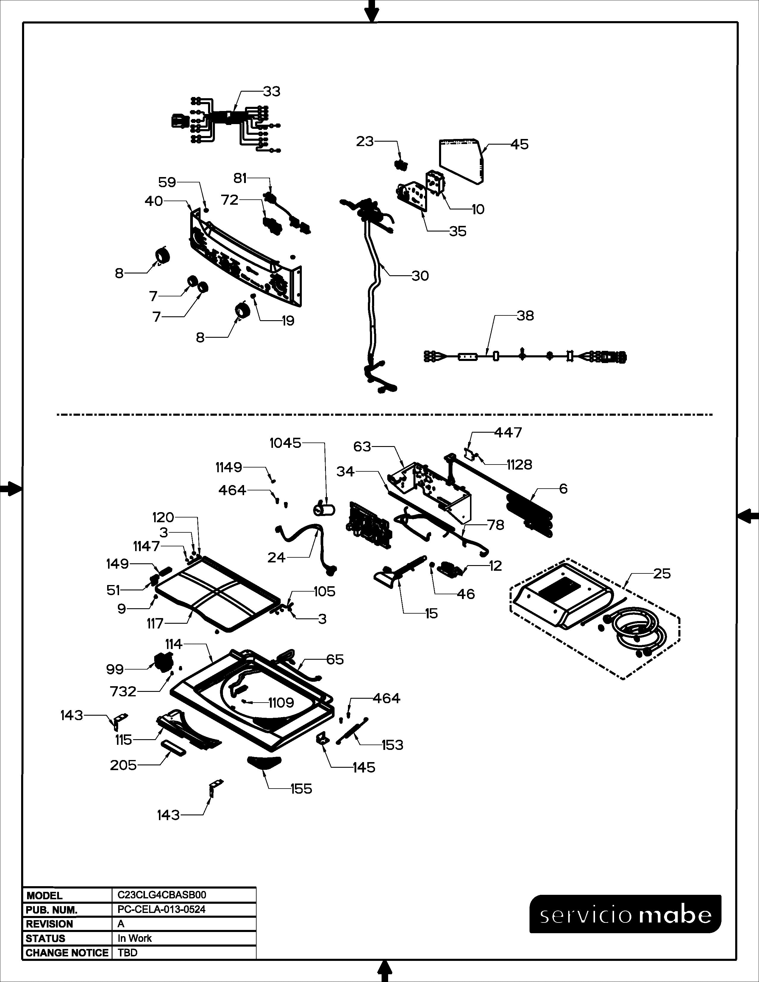 WW03A00033 Laundry Center Spring Cover - XPart Supply Ltd.