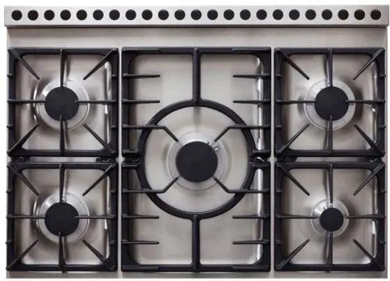 La Cornue - 3.81 cu. ft  Dual Fuel Range in Blue - C9-D-F