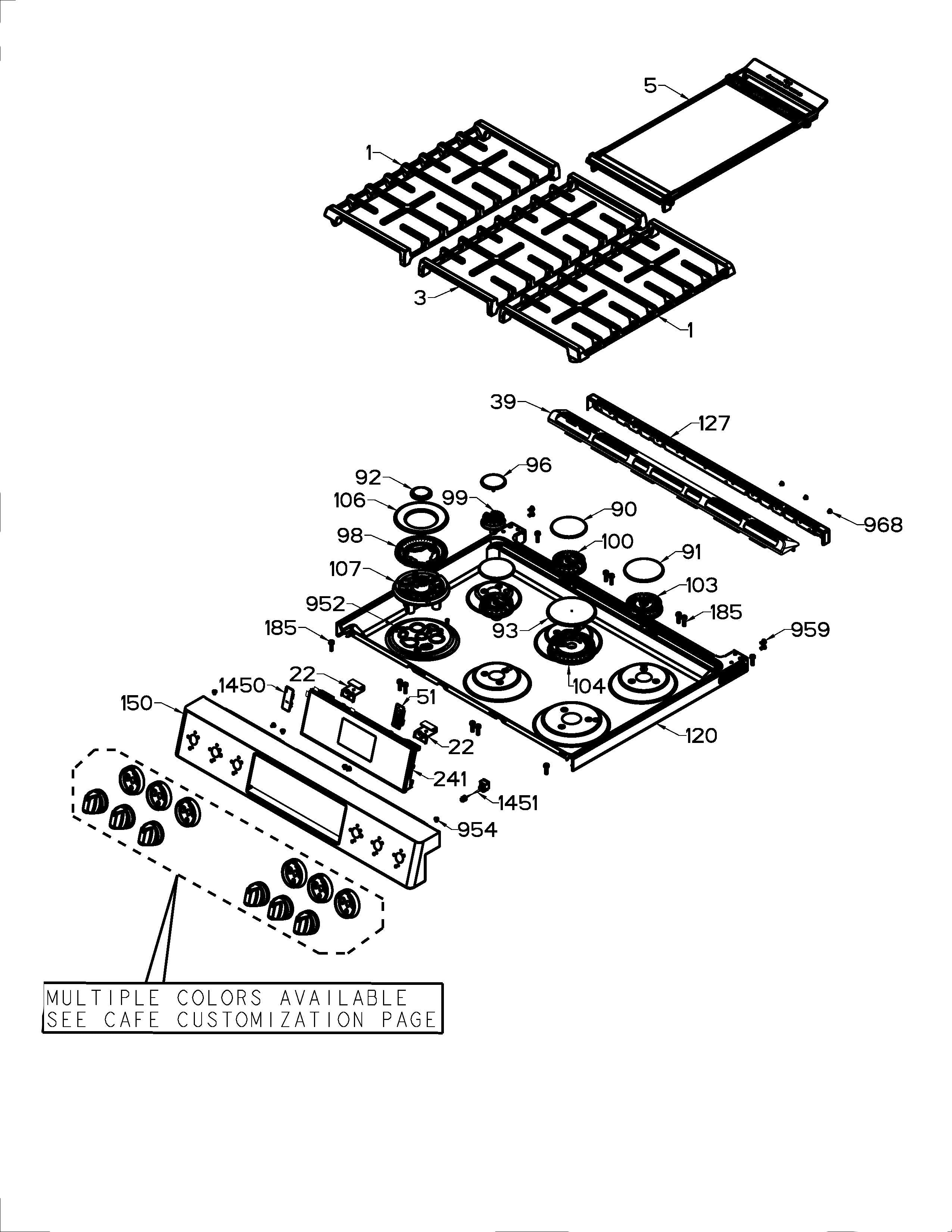 WS01F10669 Glass touch ASM (replaces 295D4745G007)