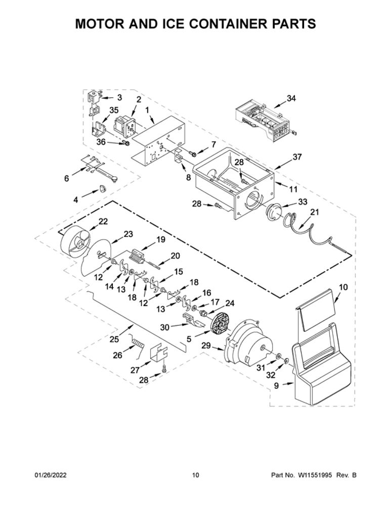 W11546935 Refrigerator Icemaker - XPart Supply