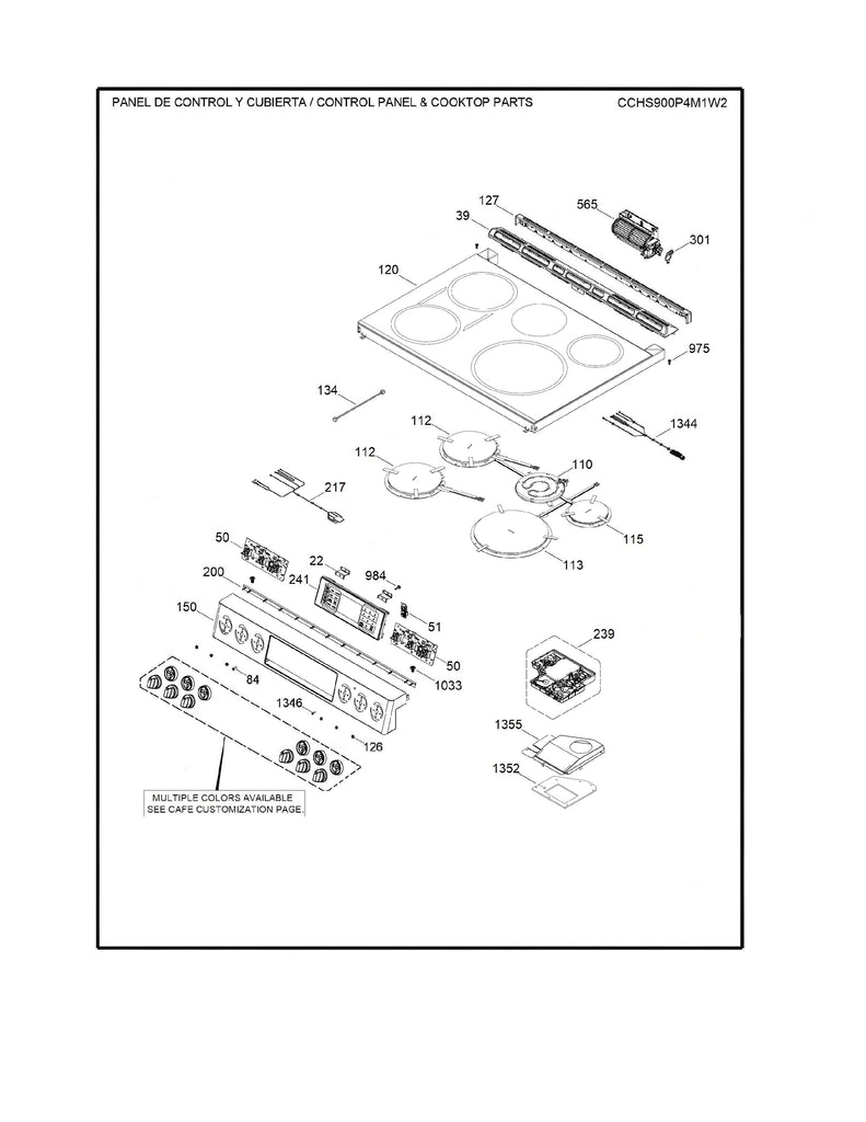 WS01F09325 Oven Range Manifold Panel