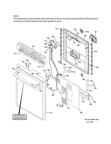 Arm Hinge Assembly, Left-Hand