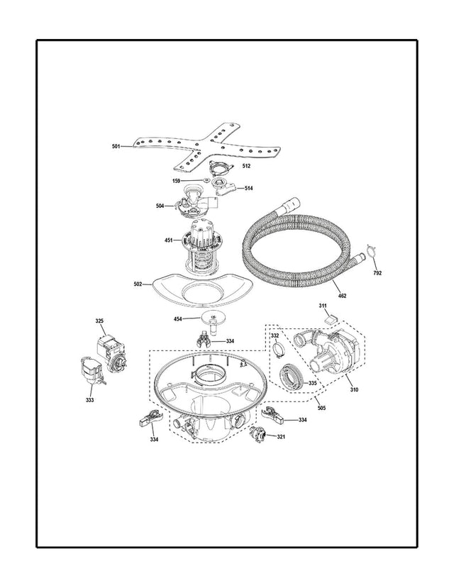 WG04F11522 Washer Drain Pump - XPart Supply