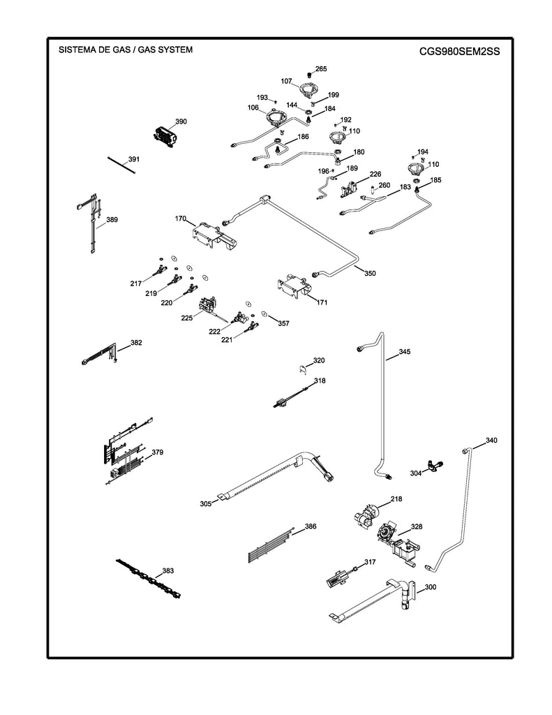 WS01F02193 Burner Bake - XPart Supply Ltd.