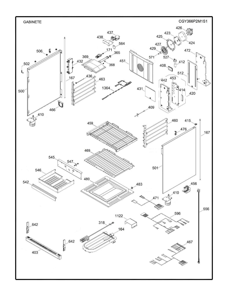 WS01F09975 Oven Burner Griddle (replaces WB28K10669, WS01F02189, 164D7237P005, WS01F09975) - XPart Supply Ltd.