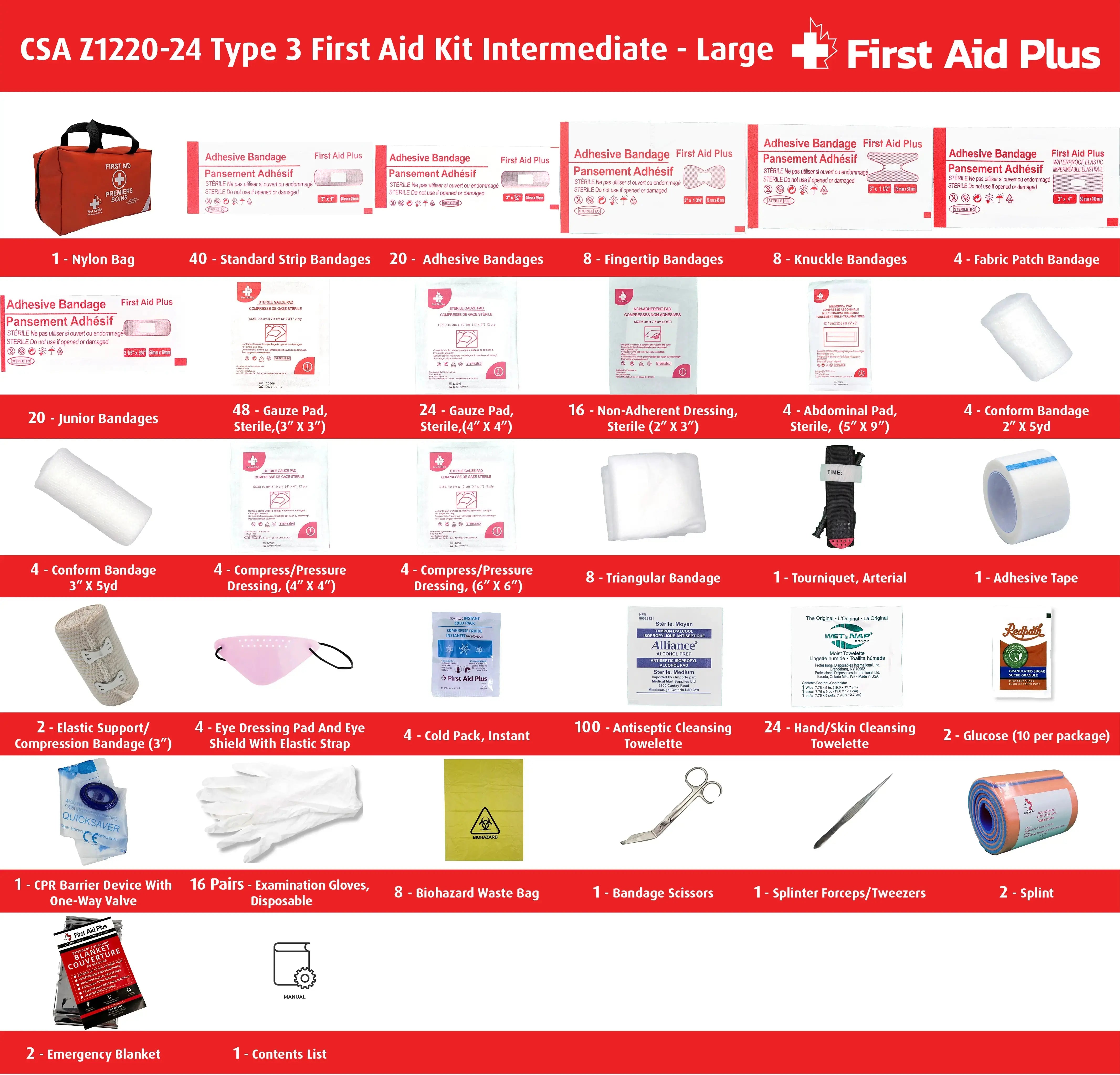 CSA Type 3 Intermediate First Aid Kit - Large (51-100 Workers)
