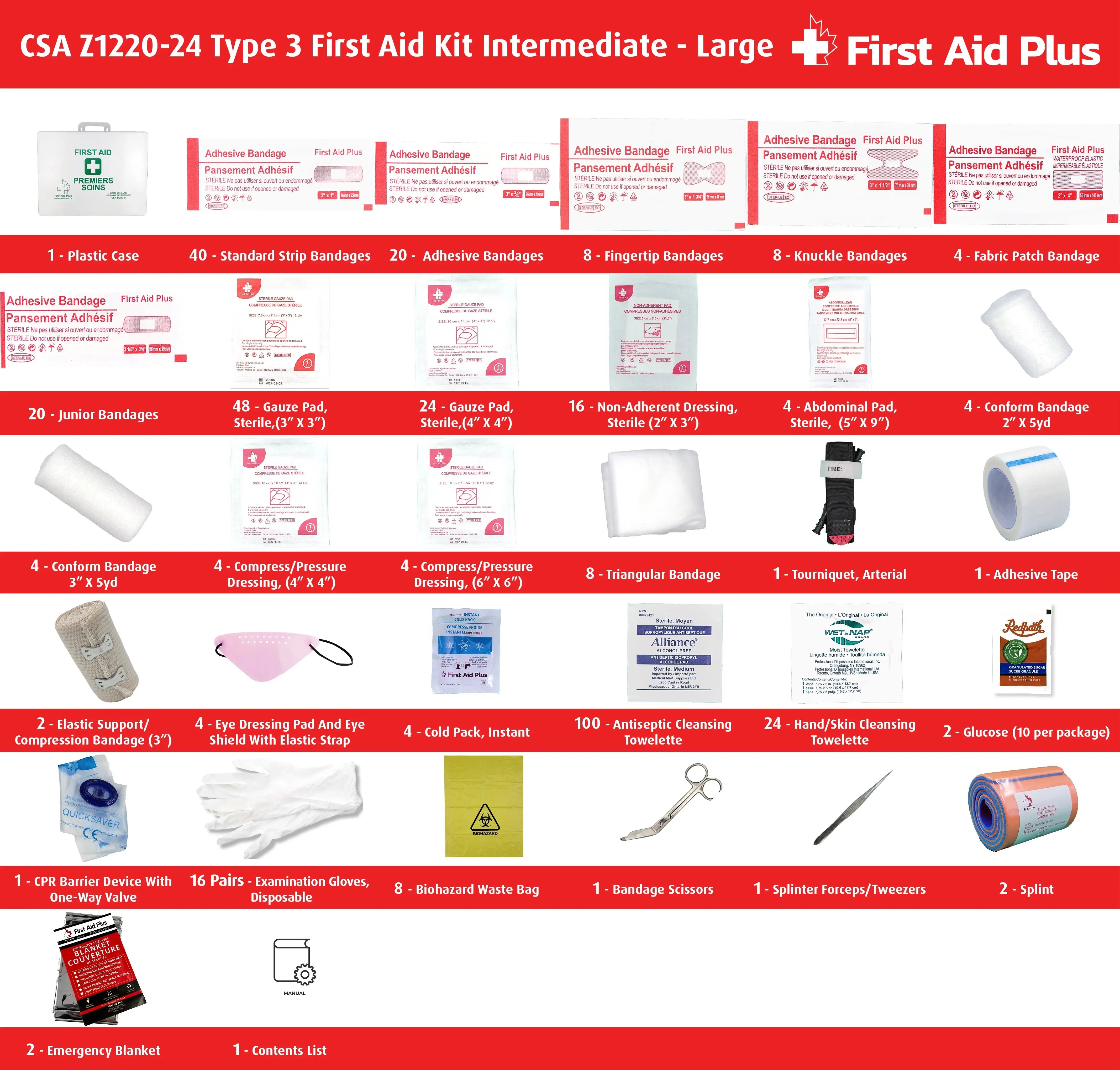CSA Type 3 Intermediate First Aid Kit - Large (51-100 Workers)
