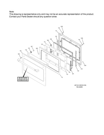 OVEN DOOR LINER ASM
