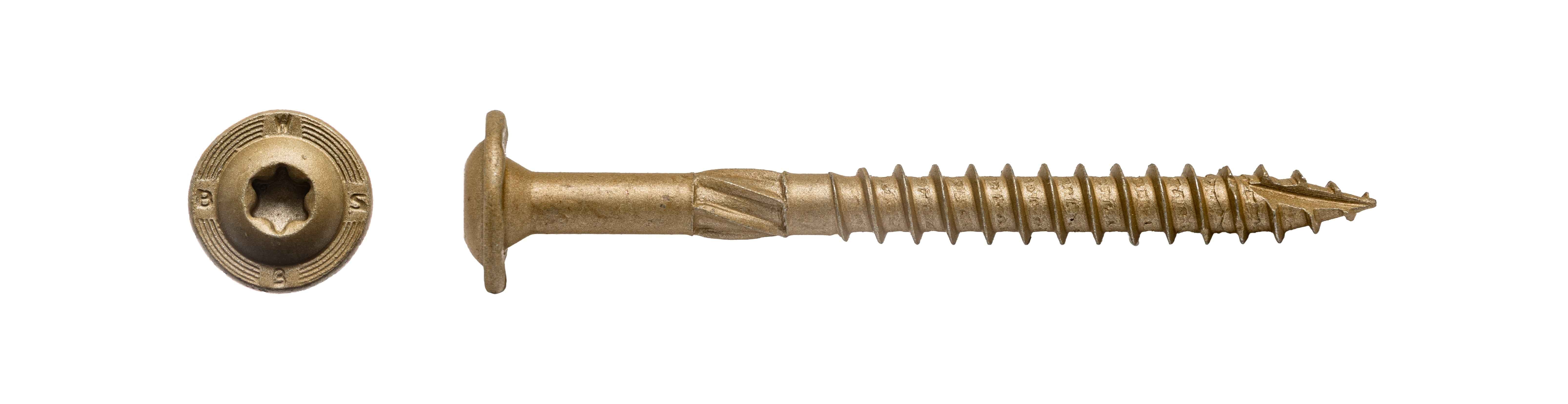 17 x 8" Bronze T-40 Lag Screw (100/Mini Ctn)