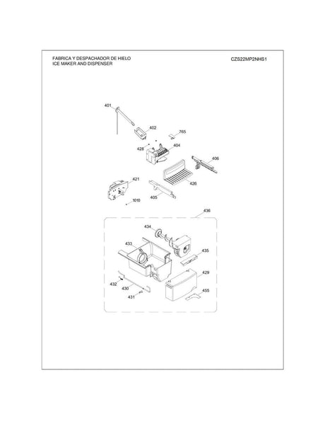 WR01L14066 Refrigerator Ice Maker Asm - XPart Supply