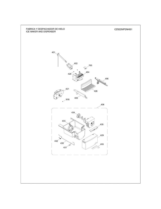 WR01L14066 Refrigerator Ice Maker Asm - XPart Supply