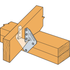 #10x 2-1/2" Strong-Drive® SD 1/4" Hex Drive Connector Screw, Galvanized (100/BX)