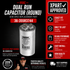 Rotom Dual Run HVAC Capacitor 36-355R3744 — Replace Failed 35/5 MFD 370/440V Round Capacitors