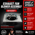 Broan Exhaust Fan Blower Assembly S97020971 — Fan Dead, Weak Airflow or Loud Noise
