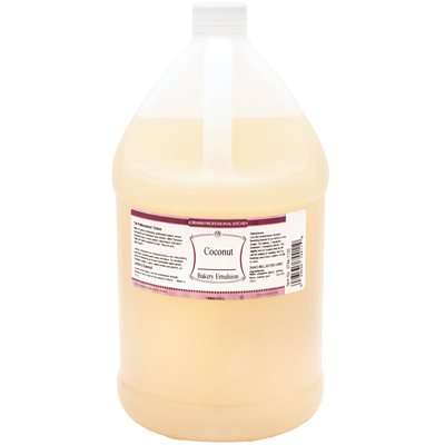 Coconut Bakery Emulsion - 4 oz. - 16 oz. - 1 Gallon - 5 Gallons - Bakery Emulsions Canada - Ships Free Within Canada on Orders Above CAD $199