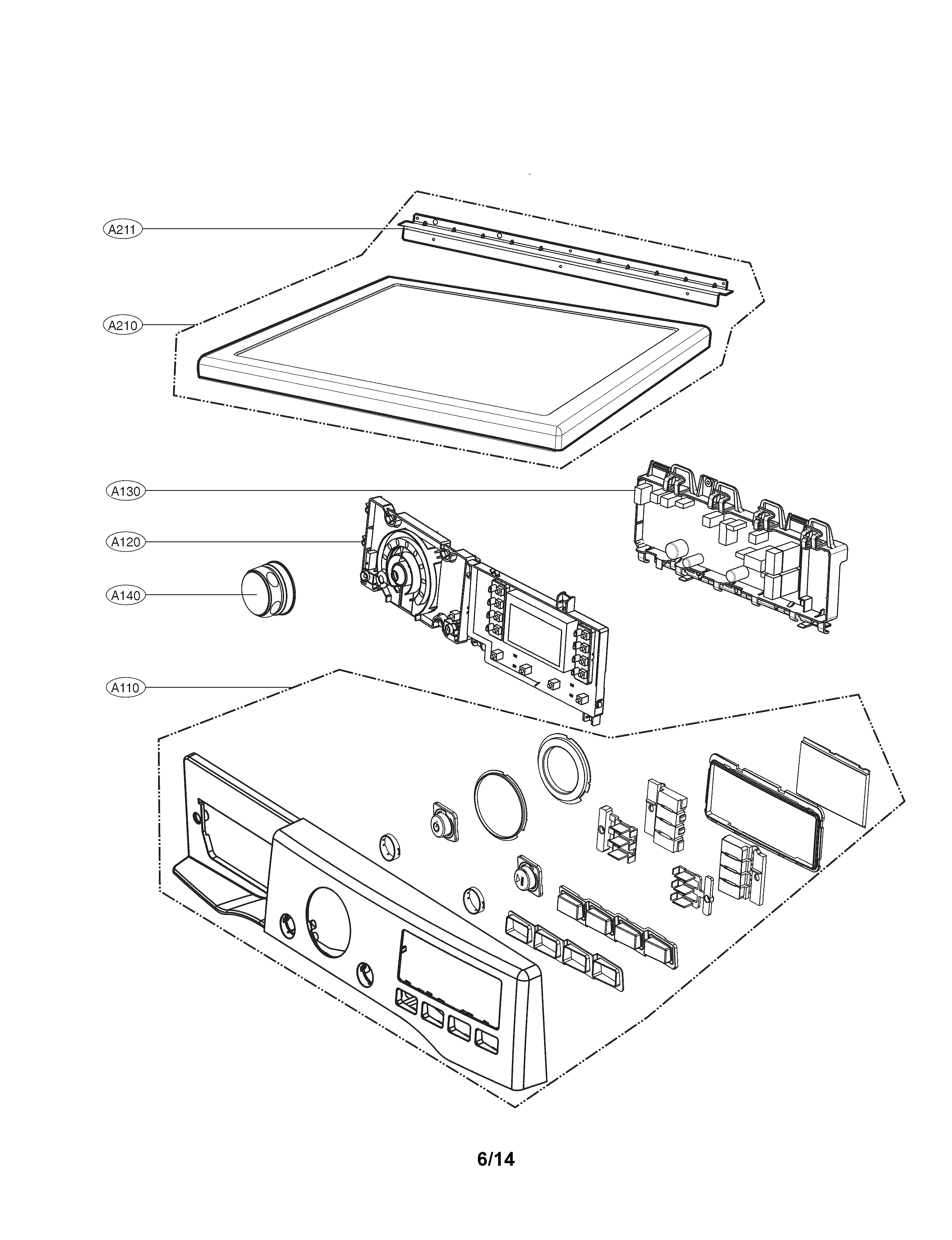Dryer Electronic Control Board EBR76542924 - XPart Supply