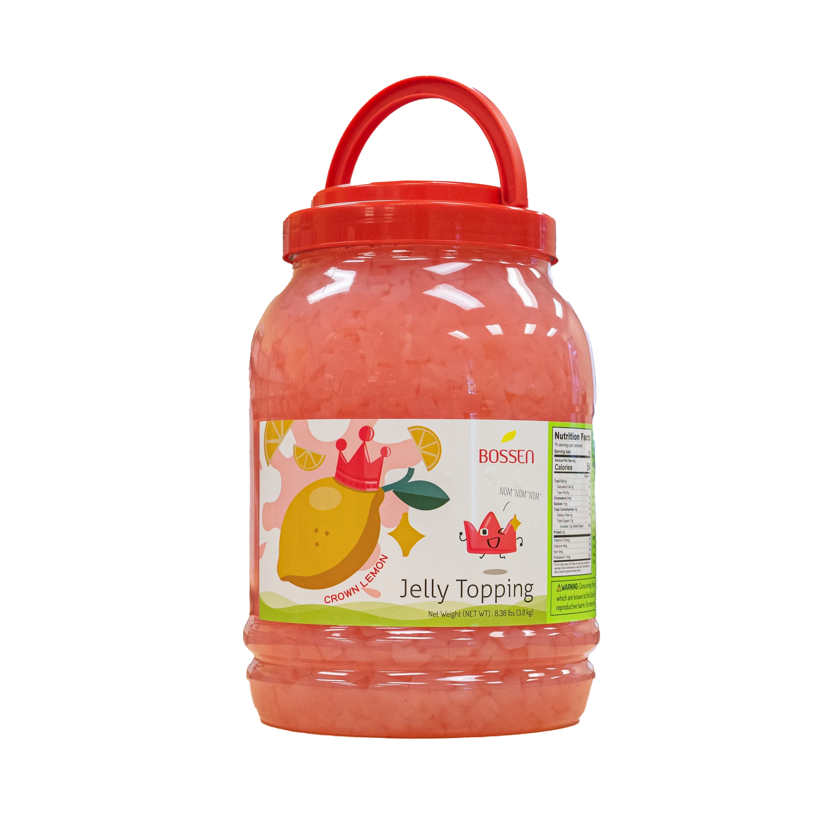 Crown Lemon Coconut Jelly | Multi-Use | Bubble Tea Topping | Ice Cream Topping | Foodservice Canada