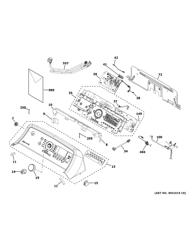 WG04F12055 Washer Main Control Board 840/845 S - XPart Supply