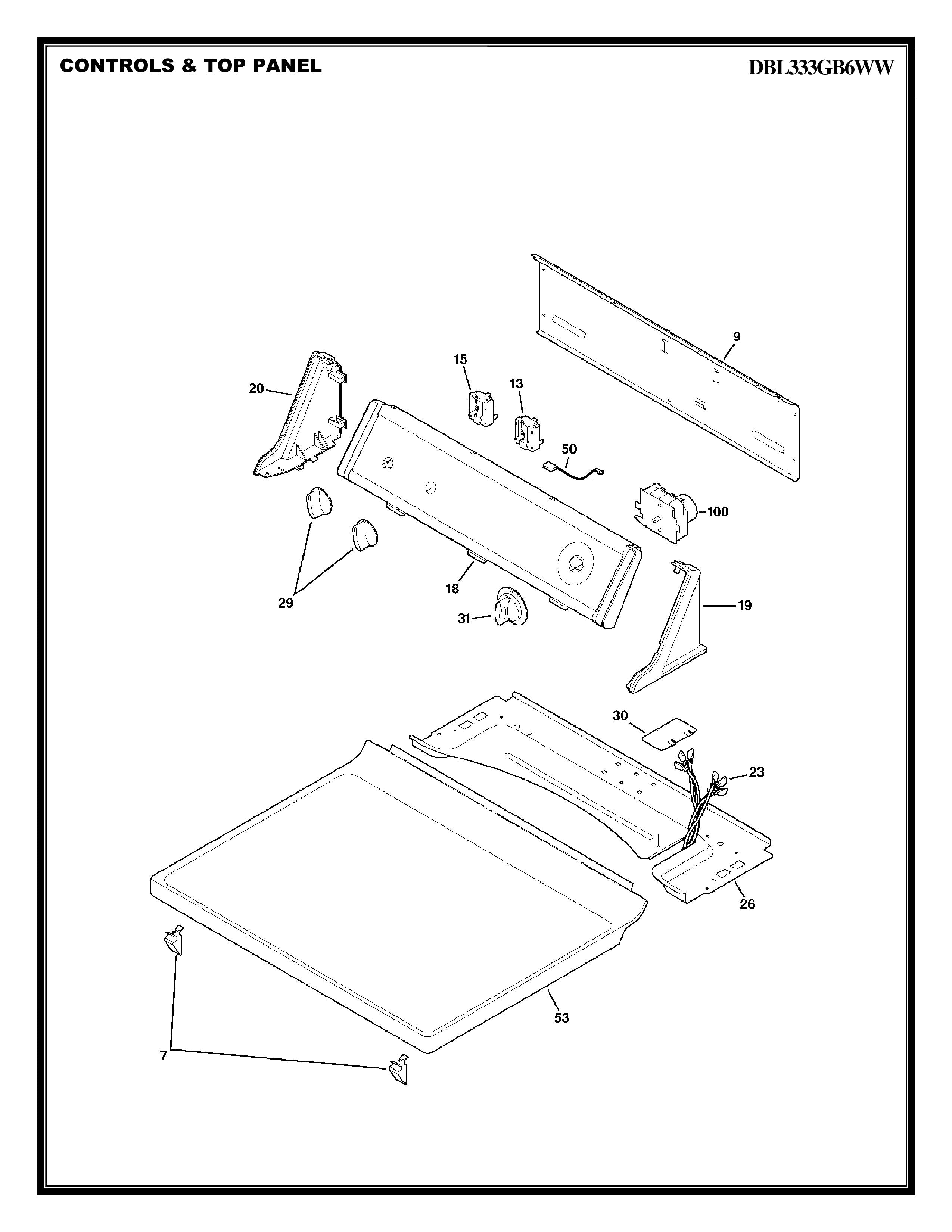 WG04F03522 Dryer Start Switch - XPart Supply