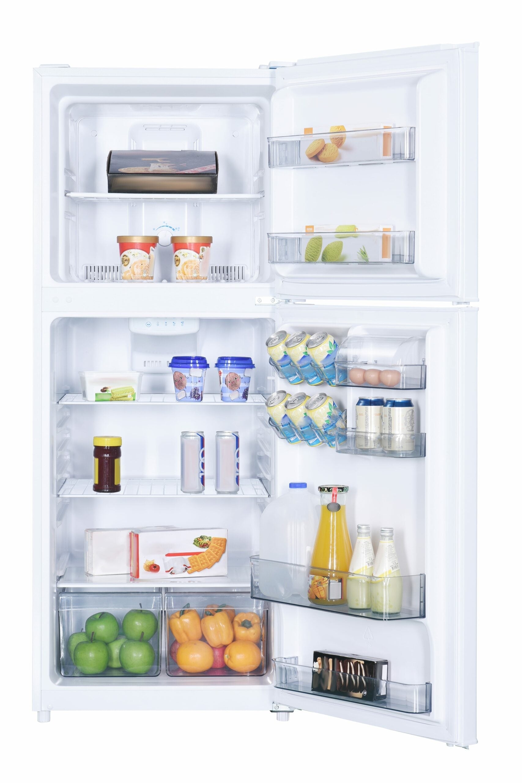 Danby - 23.44 Inch 11.6 cu. ft Top Mount Refrigerator in White - DFF116B2WDBR