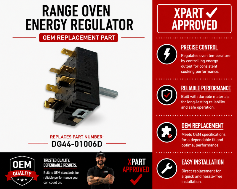 DG44-01006D Range Oven Regulator Energy – OEM Replacement (Replaces PER001-02D, PER00102DD, 210528V)